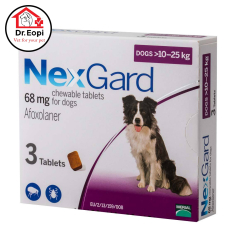 NEXGARD  Phòng và trị ve và bọ chét trên chó 10-25kg