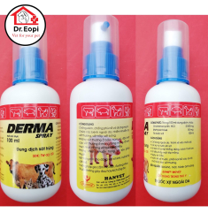 Thuốc Trị Nấm Viêm Da Ở Mèo Derma Spray
