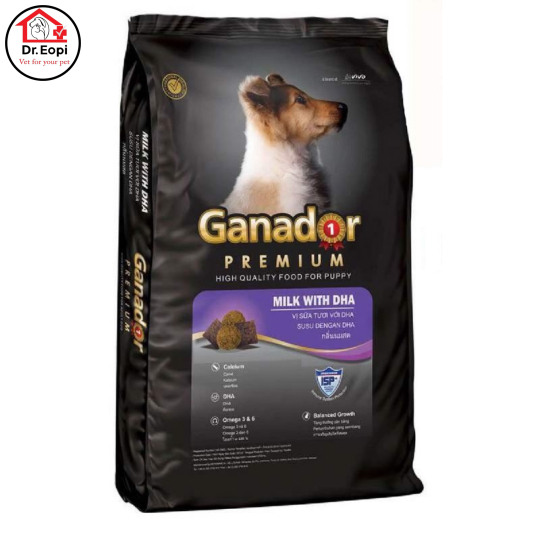 Thức ăn cho chó con Ganador Puppy Milk with DHA 3Kg