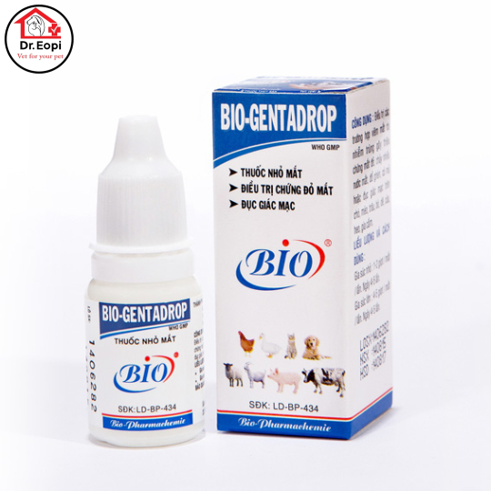 Thuốc nhỏ mắt BIO-GENTADROP 10ML ( HỘP 10 LỌ )