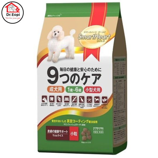 Thức ăn Smart Heart Gold Adult 1kg cho chó lớn trên 1 tuổi